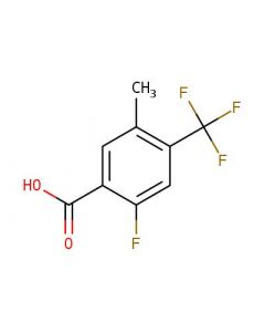 Astatech 2-FLUORO-5-METHYL-4-(TRIFLUOROMETHYL)BENZOIC ACID, 95.00% Purity, 0.25G
